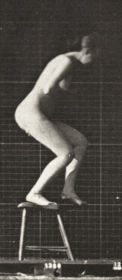 Plate 180 Stepping on and over a chair — figure reference